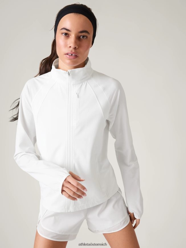 Laufen Sie mit dieser Jacke Frauen Athleta helles Weiss 82BH24556 Kleidung